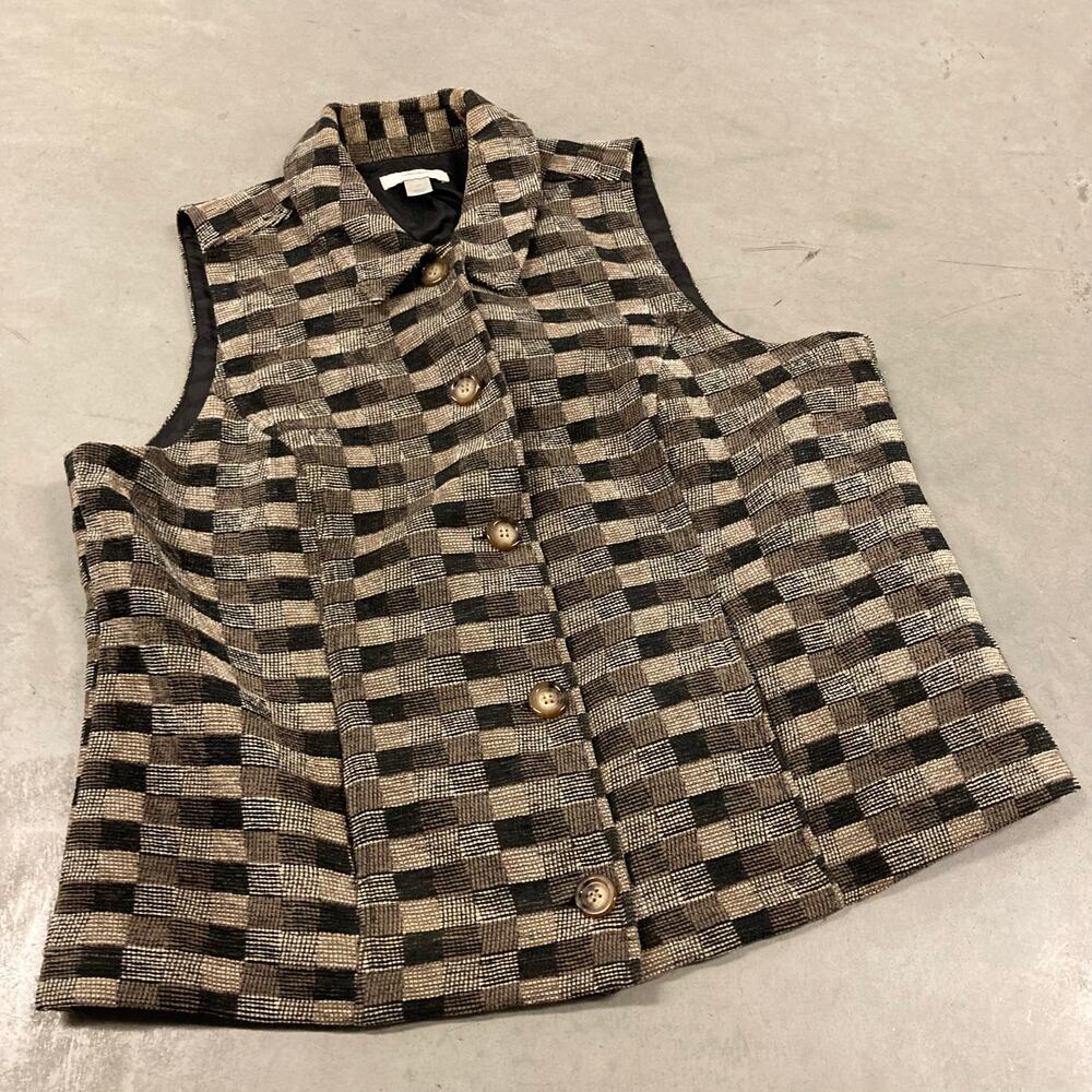 Vintage patterned vest Jacket